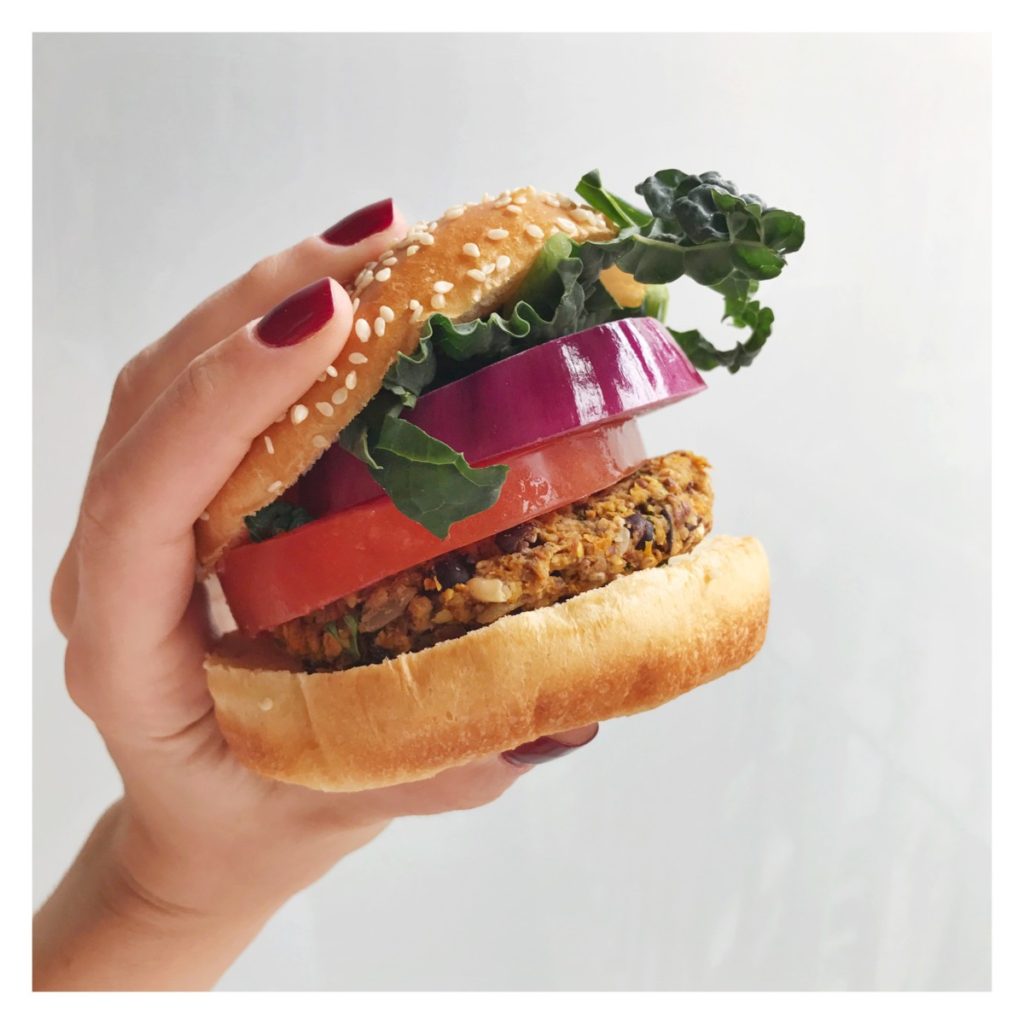 Veggie Burgers - Kale and Krunches